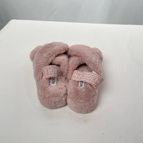 BCBGENERATION Soffi Faux Fur Slingback Slipper in Pink Size‎ 8 - Picture 5 of 8